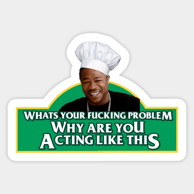 Chef Image Macro Sticker by Identikit